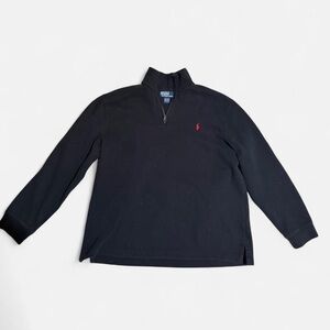 Vintage XL Polo by Ralph Lauren 1/4 Zip Pullover
Authentic 90s Navy Label